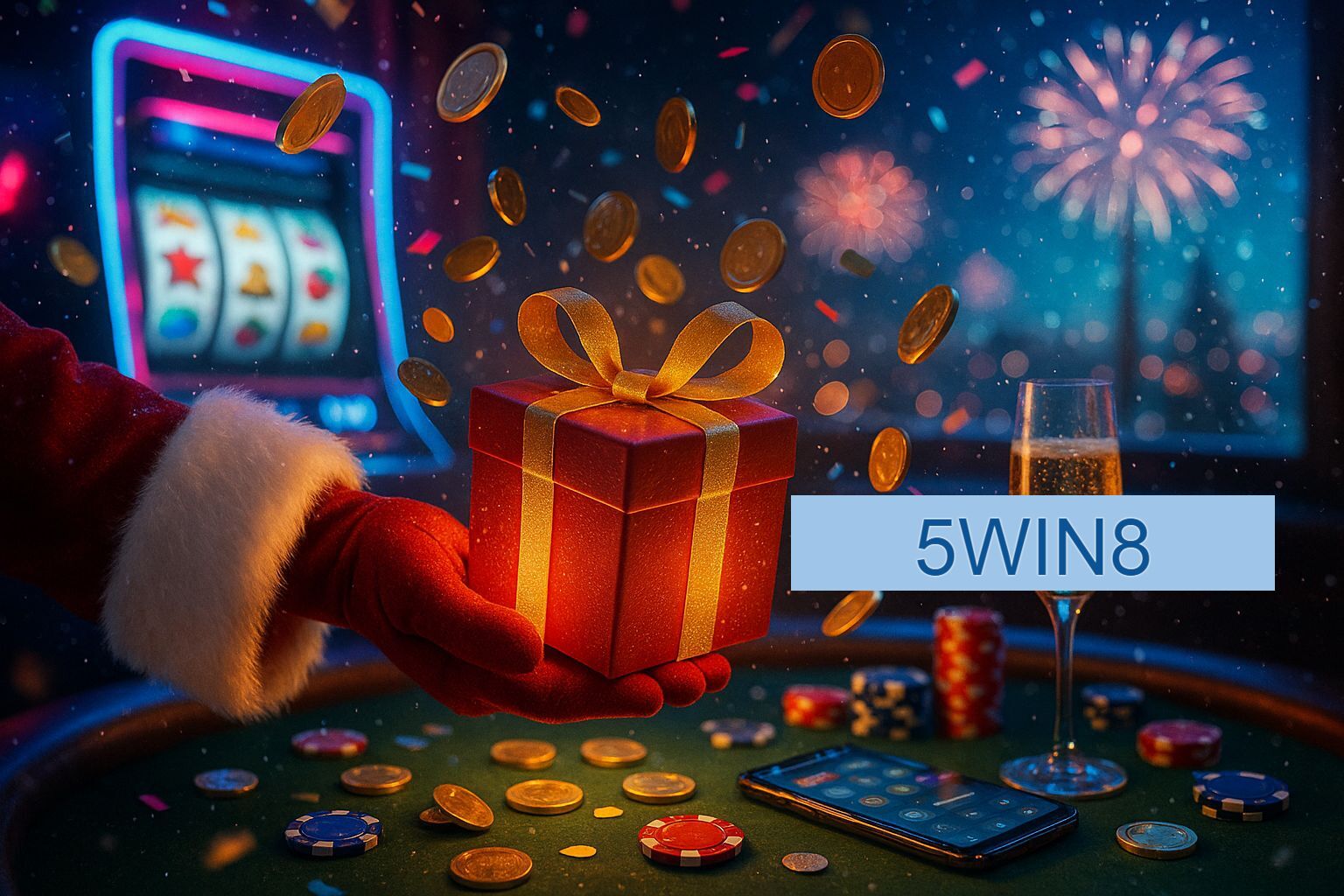 Promoções de Ano Novo no 5WIN8